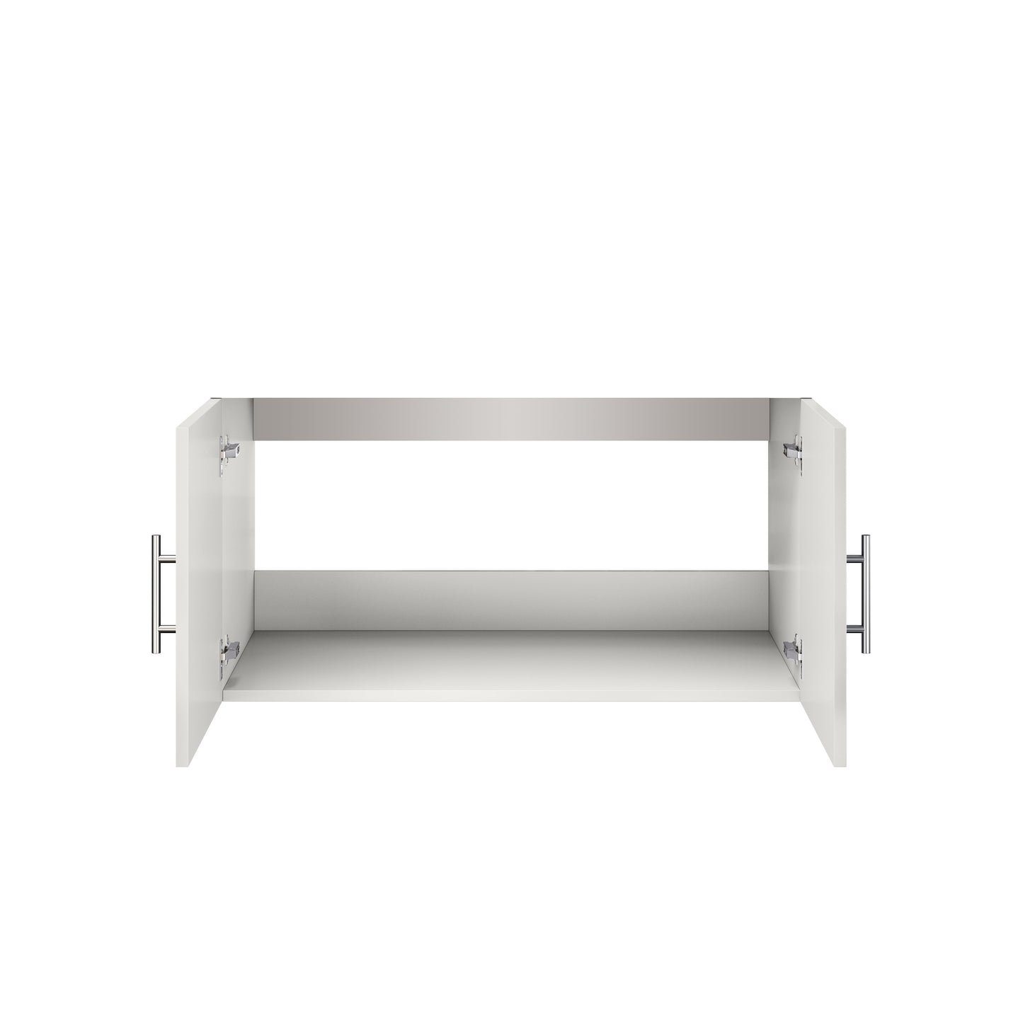 Geneva 36 in. W x 22 in. D Glossy White Bath Vanity