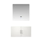 Geneva 36 in. W x 22 in. D Glossy White Bath Vanity