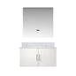 Geneva 36 in. W x 22 in. D Glossy White Bath Vanity