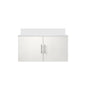 Geneva 36 in. W x 22 in. D Glossy White Bath Vanity