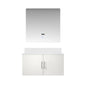 Geneva 36 in. W x 22 in. D Glossy White Bath Vanity