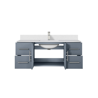 Geneva 48 in. W x 22 in. D Dark Grey Bath Vanity