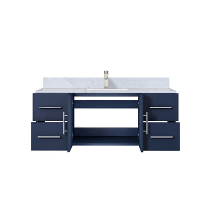 Geneva 48 in. W x 22 in. D Navy Blue Bath Vanity