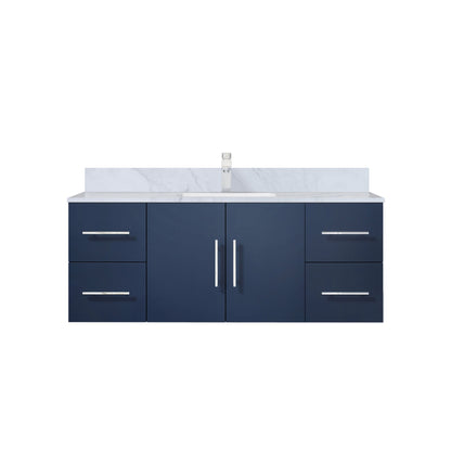 Geneva 48 in. W x 22 in. D Navy Blue Bath Vanity