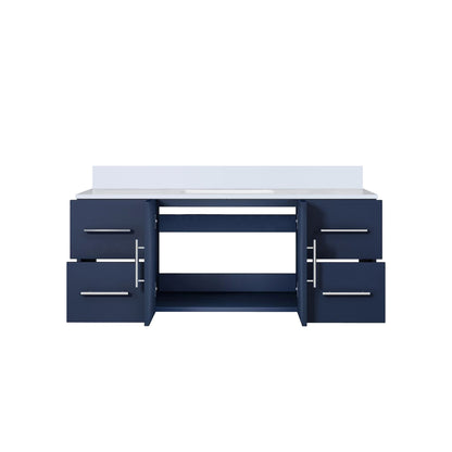 Geneva 48 in. W x 22 in. D Navy Blue Bath Vanity
