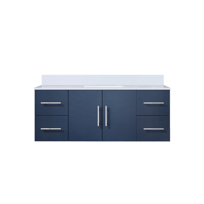 Geneva 48 in. W x 22 in. D Navy Blue Bath Vanity
