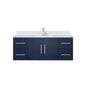 Geneva 48 in. W x 22 in. D Navy Blue Bath Vanity