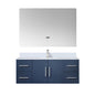 Geneva 48 in. W x 22 in. D Navy Blue Bath Vanity