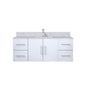 Geneva 48 in. W x 22 in. D Glossy White Bath Vanity