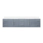 Geneva 84 in. W x 22 in. D Dark Grey Double Bath Vanity