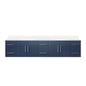 Geneva 84 in. W x 22 in. D Navy Blue Double Bath Vanity