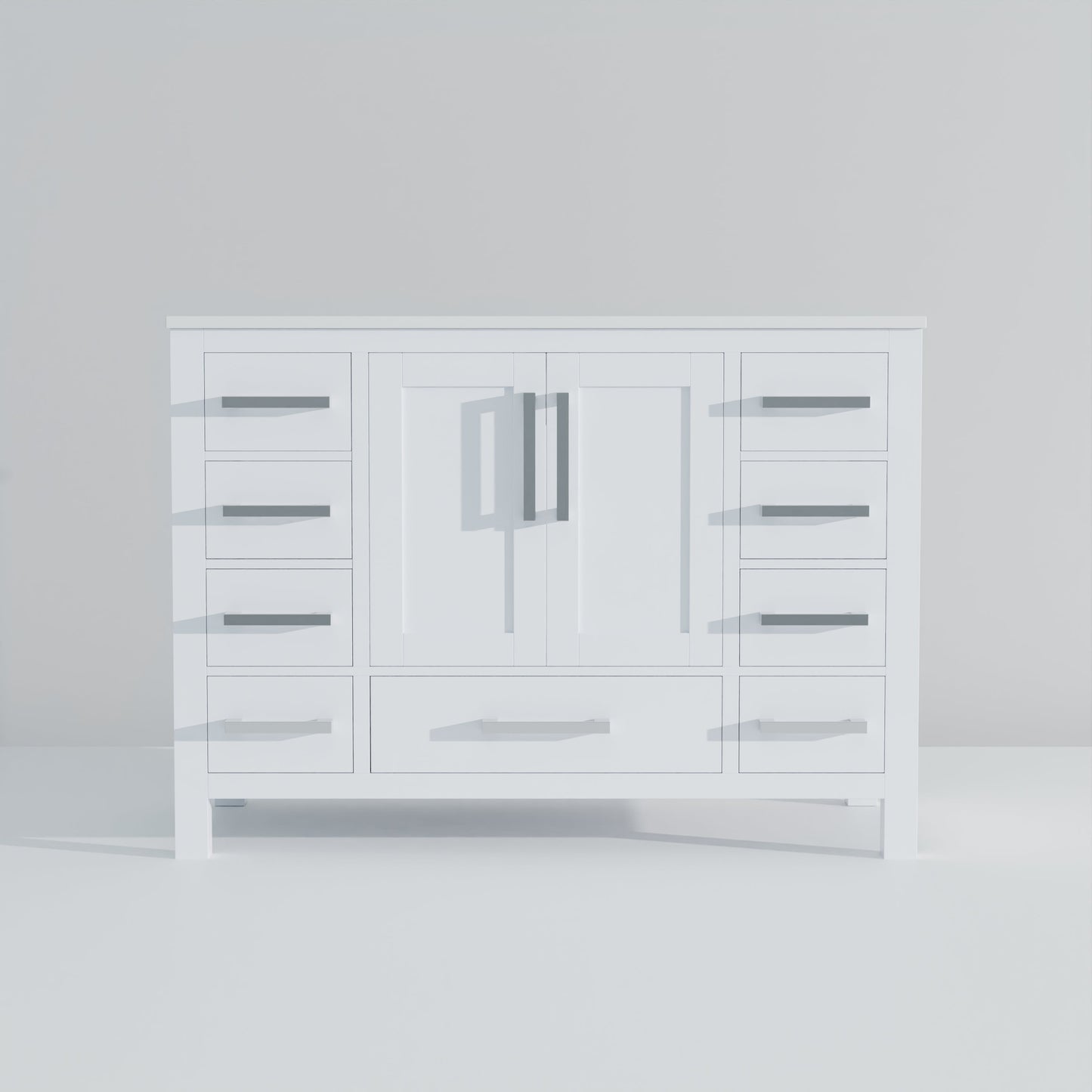 Jacques 48 in. W x 22 in. D White Bath Vanity
