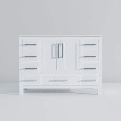 Jacques 48 in. W x 22 in. D White Bath Vanity