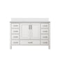 Jacques 48 in. W x 22 in. D White Bath Vanity