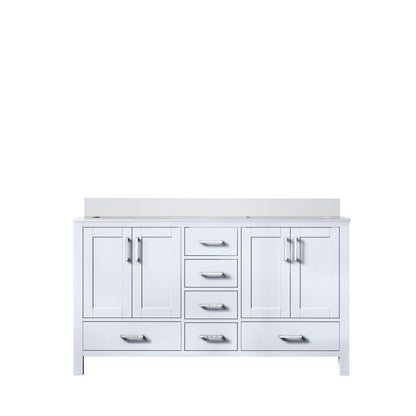 Jacques 60 in. W x 22 in. D White Bath Vanity