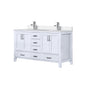 Jacques 60 in. W x 22 in. D White Bath Vanity