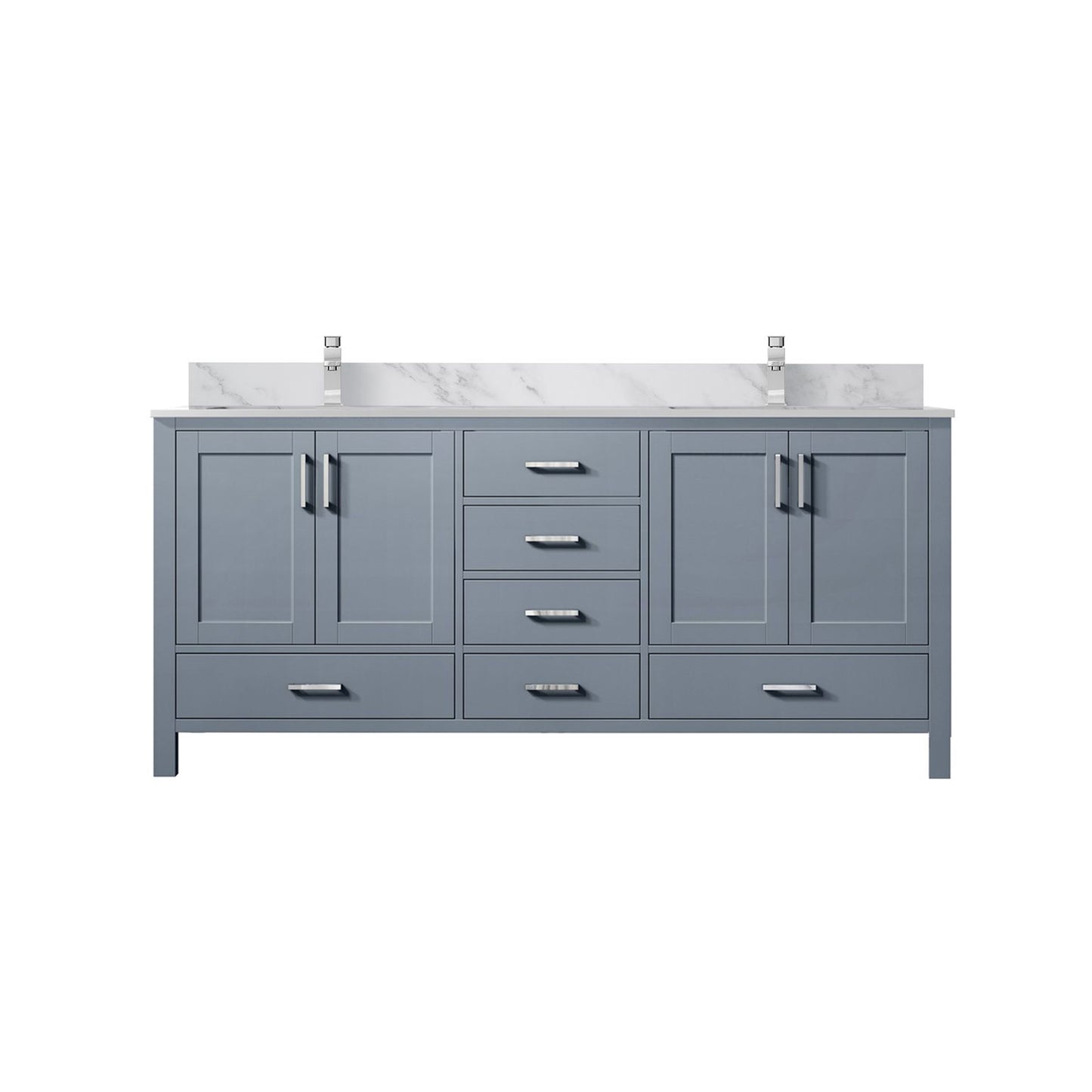Jacques 60 in. W x 22 in. D Dark Grey Double Bath Vanity