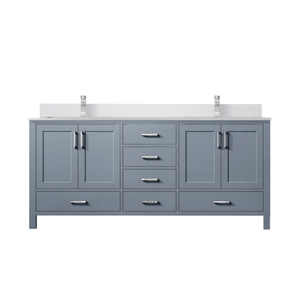 Jacques 60 in. W x 22 in. D Dark Grey Double Bath Vanity