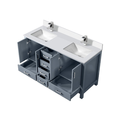 Jacques 60 in. W x 22 in. D Dark Grey Bath Vanity