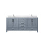 Jacques 60 in. W x 22 in. D Dark Grey Bath Vanity