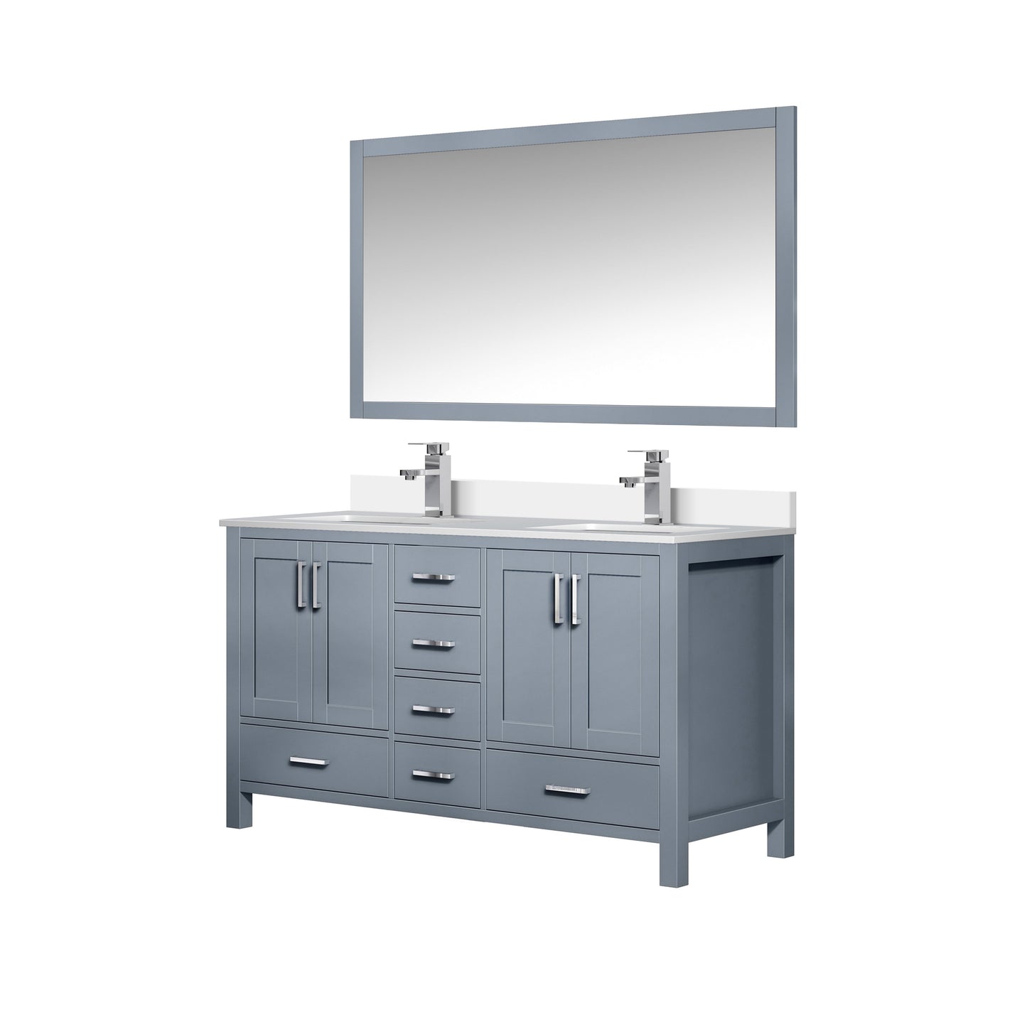 Jacques 60 in. W x 22 in. D Dark Grey Bath Vanity
