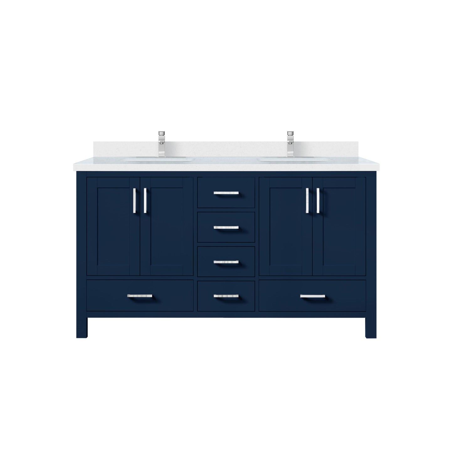 Jacques 60 in. W x 22 in. D Navy Blue Bath Vanity