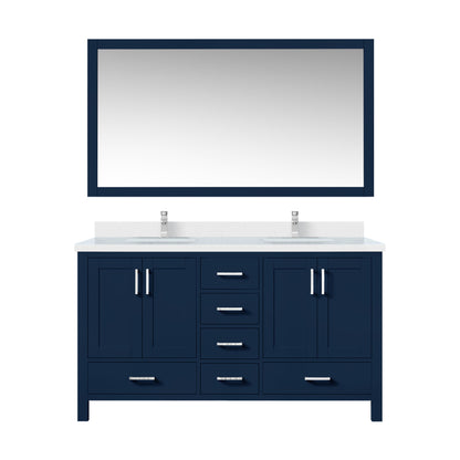 Jacques 60 in. W x 22 in. D Navy Blue Bath Vanity