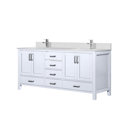 Jacques 72 in. W x 22 in. D White Bath Vanity