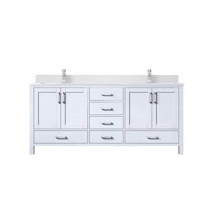 Jacques 72 in. W x 22 in. D White Bath Vanity