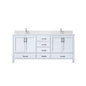 Jacques 72 in. W x 22 in. D White Bath Vanity