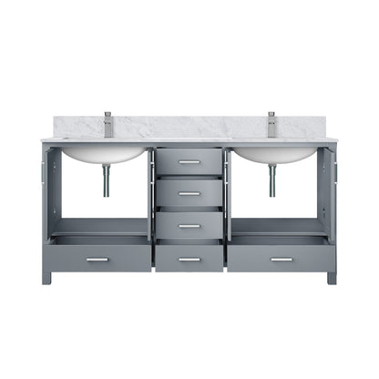 Jacques 72 in. W x 22 in. D Dark Grey Double Bath Vanity