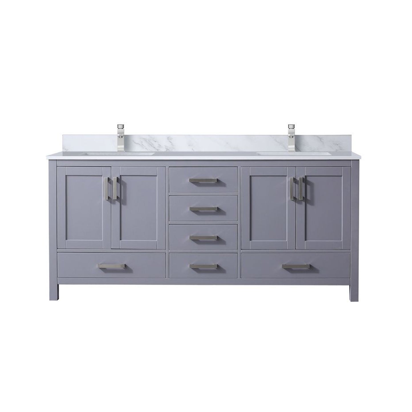 Jacques 72 in. W x 22 in. D Dark Grey Double Bath Vanity