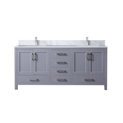 Jacques 72 in. W x 22 in. D Dark Grey Double Bath Vanity