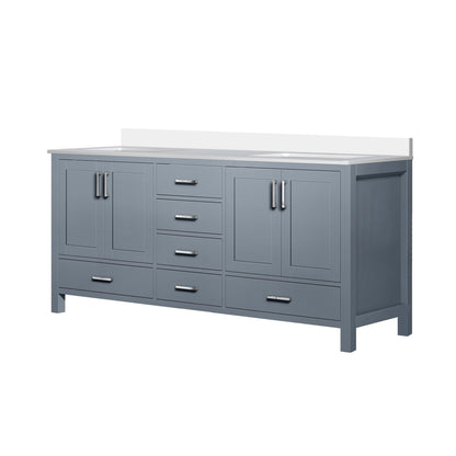 Jacques 72 in. W x 22 in. D Dark Grey Bath Vanity