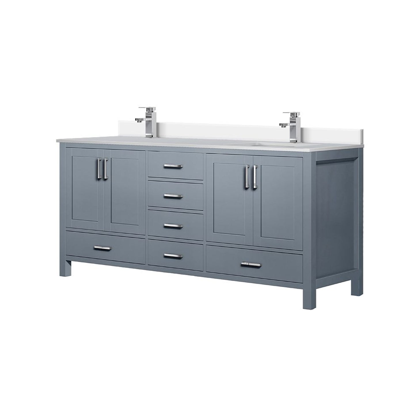 Jacques 72 in. W x 22 in. D Dark Grey Bath Vanity