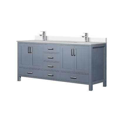 Jacques 72 in. W x 22 in. D Dark Grey Bath Vanity