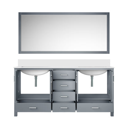 Jacques 72 in. W x 22 in. D Dark Grey Bath Vanity