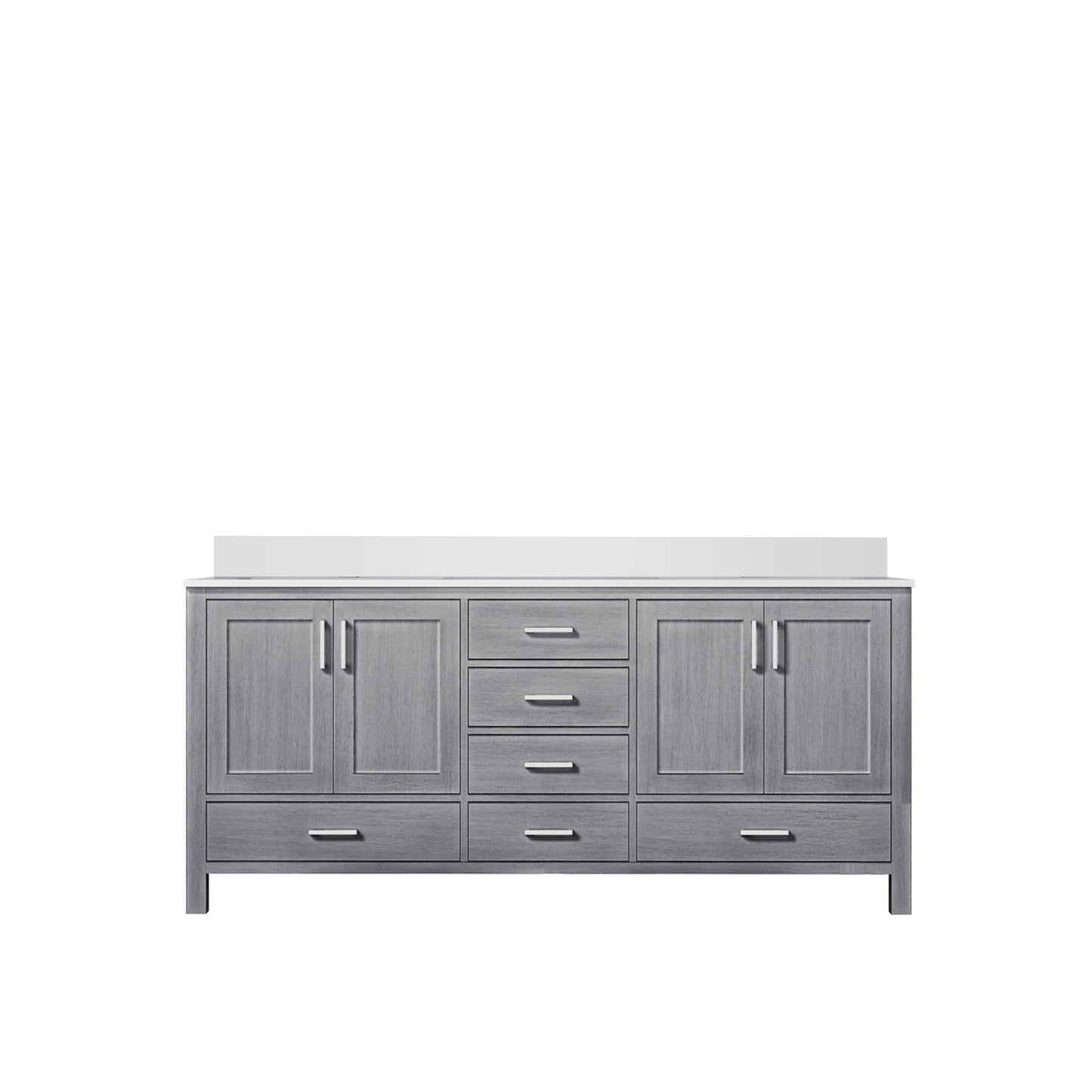 Jacques 72 in. W x 22 in. D Distressed Grey Bath Vanity