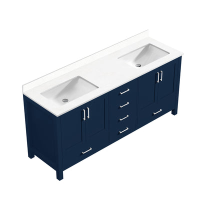 Jacques 72 in. W x 22 in. D Navy Blue Bath Vanity