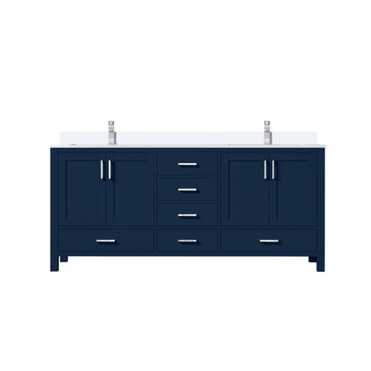 Jacques 72 in. W x 22 in. D Navy Blue Bath Vanity