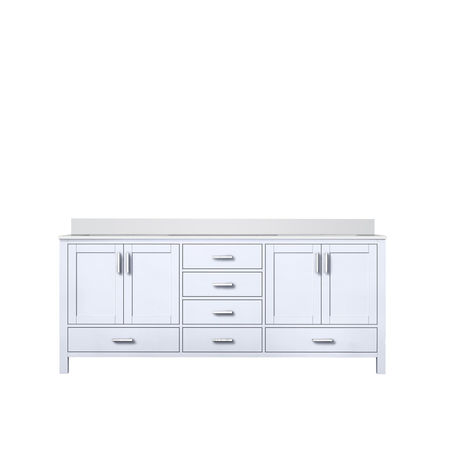Jacques 80 in. W x 22 in. D White Bath Vanity