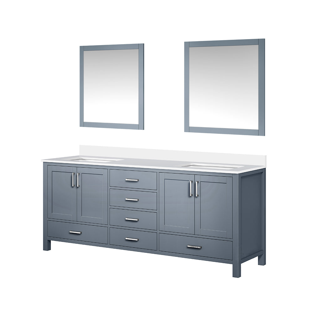 Jacques 80 in. W x 22 in. D Dark Grey Bath Vanity