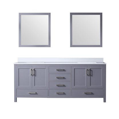 Jacques 80 in. W x 22 in. D Dark Grey Bath Vanity
