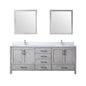 Jacques 80 in. W x 22 in. D Distressed Grey Bath Vanity