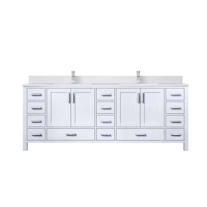 Jacques 84 in. W x 22 in. D White Bath Vanity