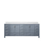 Jacques 84 in. W x 22 in. D Dark Grey Bath Vanity