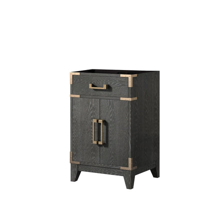 Laurel 20 in W x 18 in D Black Oak Single Bath Vanity