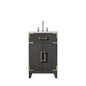 Laurel 20 in W x 18 in D Black Oak Single Bath Vanity