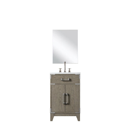 Laurel 20 in W x 18 in D Grey Oak Single Bath Vanity