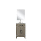 Laurel 20 in W x 18 in D Grey Oak Single Bath Vanity